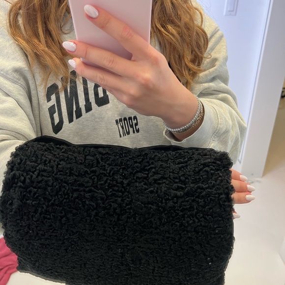 Designer unknown vintage black Persian lamb scarf. - Picture 3 of 4